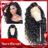 Black Long Kinky Curly Synthetic Lace Front Wigs - MRD Couture International 