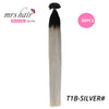 Ombre Fusion Hair Extensions Straight Remy Human Hair Extensions
