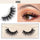 1 Pair Mink Eyelashes 3D Mink Hair False Eyelashes