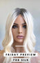 Platinum Blonde Ombré Human Hair Wig