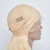 30 to 40 inches Long Full Lace Human Hair Wigs Brazilian Straight Lace Frontal Wigs 613 Blonde Hair Wigs Pre Plucked