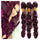Burgundy Human Hair Extensions Loose Wave 100g 3Pcs/lot Brazilian or Peruvian - MRD Couture International 
