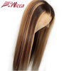 Piano Blonde Highlight 13x6 Lace Front Human Hair Wigs - MRD Couture International 