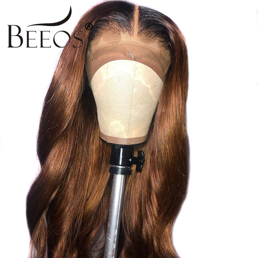 Ombre 13*6  Lace Front Brazilian Remy Wigs Body Wave - MRD Couture International 
