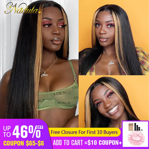 13*4 Lace Front Ombre Color  Brazilian Straight Wig - MRD Couture International 
