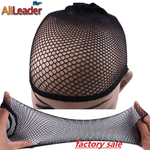 1Pcs to 5pcs New Stretchable Elastic Hair Nets Wig Cap Mesh Black