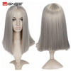 2 Tone Ombre Brown Synthetic Hair Wigs - MRD Couture International 