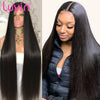 Brazilian 28 to 40 Inch Straight Glueless Lace Front Human Hair Wigs - MRD Couture International 