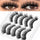 5 Pairs 5D Soft Mink Hair False Eyelashes