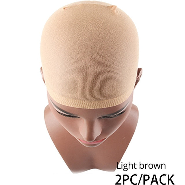 1Pcs to 5pcs New Stretchable Elastic Hair Nets Wig Cap Mesh Black