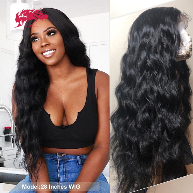 Brazilian Loose Wave 4x4 Lace Closure Lace Front Human Hair Wigs