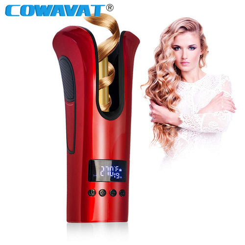 Tourmaline Ceramic LED Digital Curling Wand