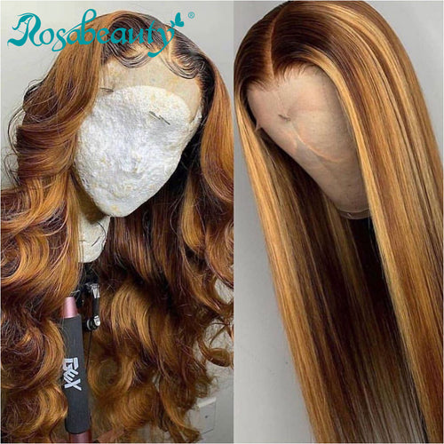 glueless Human Hair Wigs pre plucked Brazilian Straight Remy Lace Front Wig