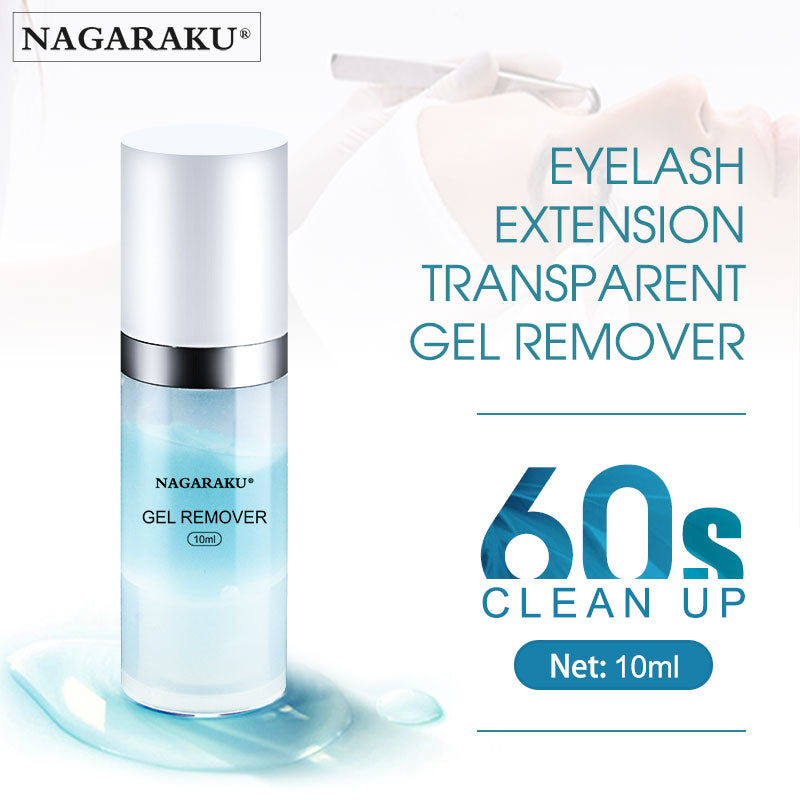 eyelash extension gel remover fast clear