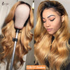 4/27 Highlight Wig Brazilian Body Wave Wig Lace Front  180 Density Remy Wigs