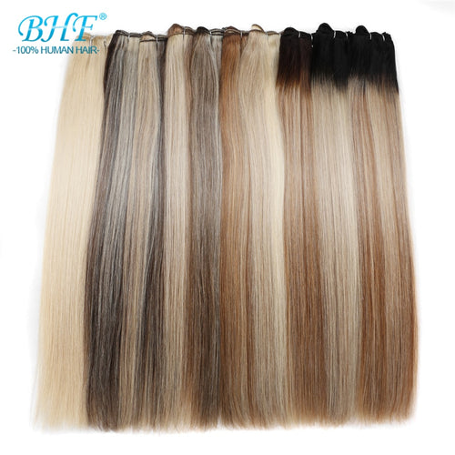 100% Human Hair Weaves Straight Russian Remy Natural Hair Weft 1 piece 100g
