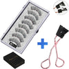 5 Magnetic Eyelash Set Long 3D Mink Magnetic Faux Thick False Eyelashes