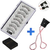 5 Magnetic Eyelash Set Long 3D Mink Magnetic Faux Thick False Eyelashes