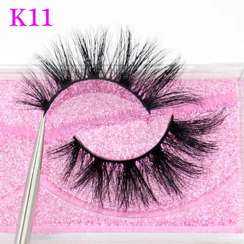 1 Pair Mink Eyelashes 3D Mink Hair False Eyelashes