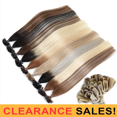 Ombre Fusion Hair Extensions Straight Remy Human Hair Extensions