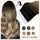 Tape In Human Hair Extensions Balayage Omber Blonde Brown 100% Human Hair Skin Weft Remy Extensions