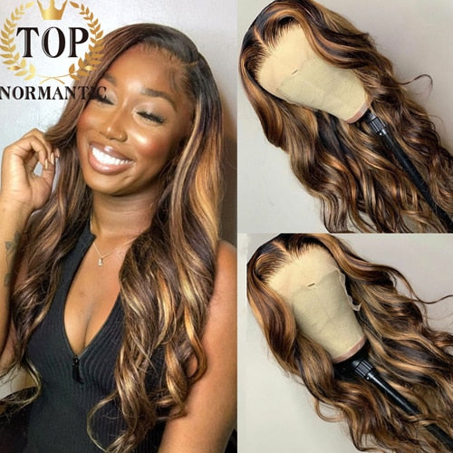 Loose Wave Human Hair Wigs with Baby Hair Brazilian Remy Lace Front Wig