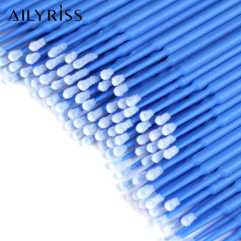 300/500/1000 PCS Micro Brushes Disposable Applicator Swab for Eye Makeup Glue Remove Tool