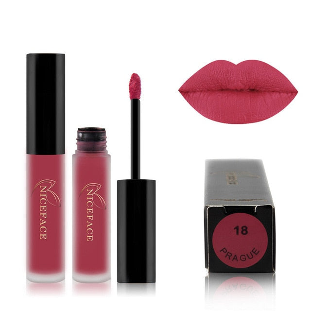 Liquid Lipstick Waterproof Long Lasting Velvet Matte Lipstick