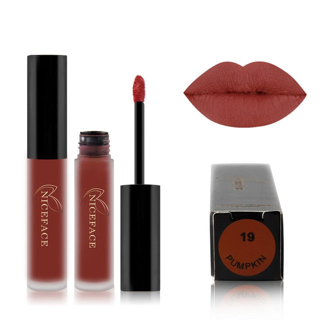 Liquid Lipstick Waterproof Long Lasting Velvet Matte Lipstick