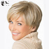 Synthetic Short Ombre Blonde Natural Hair Heat Resistant Wig
