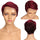 Brazilian Remy Short Lace Front Human Hair Wig Ombre Blonde