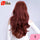 24 Inch Wavy 3/4 Half Wig Long Synthetic Ombre Blonde Wigs Hair Clips 210g
