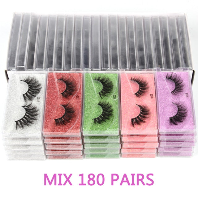 Wholesale Mink Eyelashes 10/30/50/100pcs 3d Mink Lashes