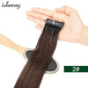 40-60cm 6D One Generation Hair Extensions 10pcs/set Invisible Micro Link Hair 100 Strands