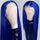 Long Straight Blue Wig  Blonde/Yellow/Grey/Red/Orange Lace Front Synthetic Hair Wig