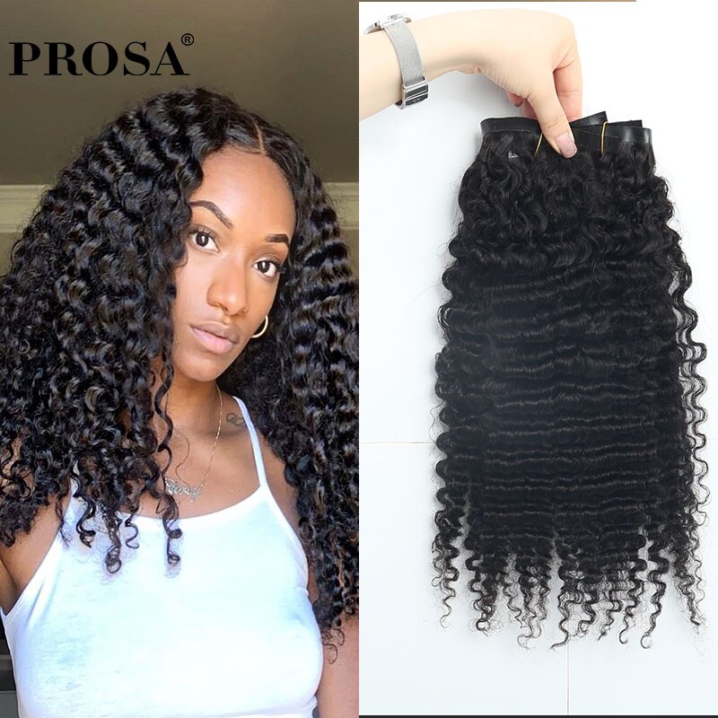 Tape In Hair Extension Virgin Raw Hair Human Hair Extensions Invisible Skin Weft 3B 3C Kinky Curly