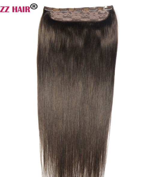 Remy Clip In Human Hair Extensions Natural Straight Hair - MRD Couture International 