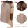 2 Tone Ombre Brown Synthetic Hair Wigs - MRD Couture International 