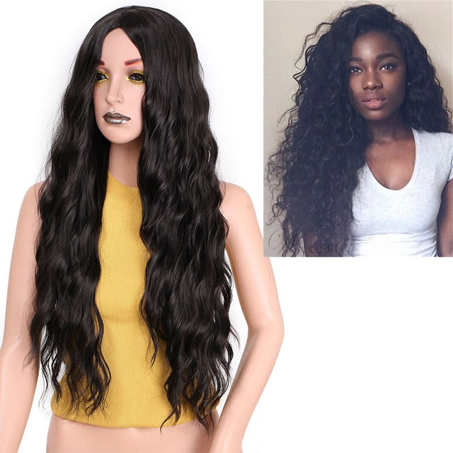30 Inch Synthetic Curly Long Wig - MRD Couture International 