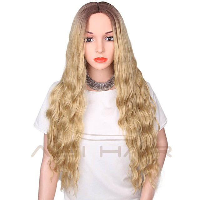 30 Inch Synthetic Curly Long Wig - MRD Couture International 