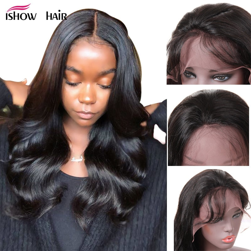 Brazilian Remy Body Wave Lace Front Human Hair Wig - MRD Couture International 