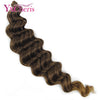Crochet hair for braids Synthetic extensions soft braiding hair Long Deep Wave bundles